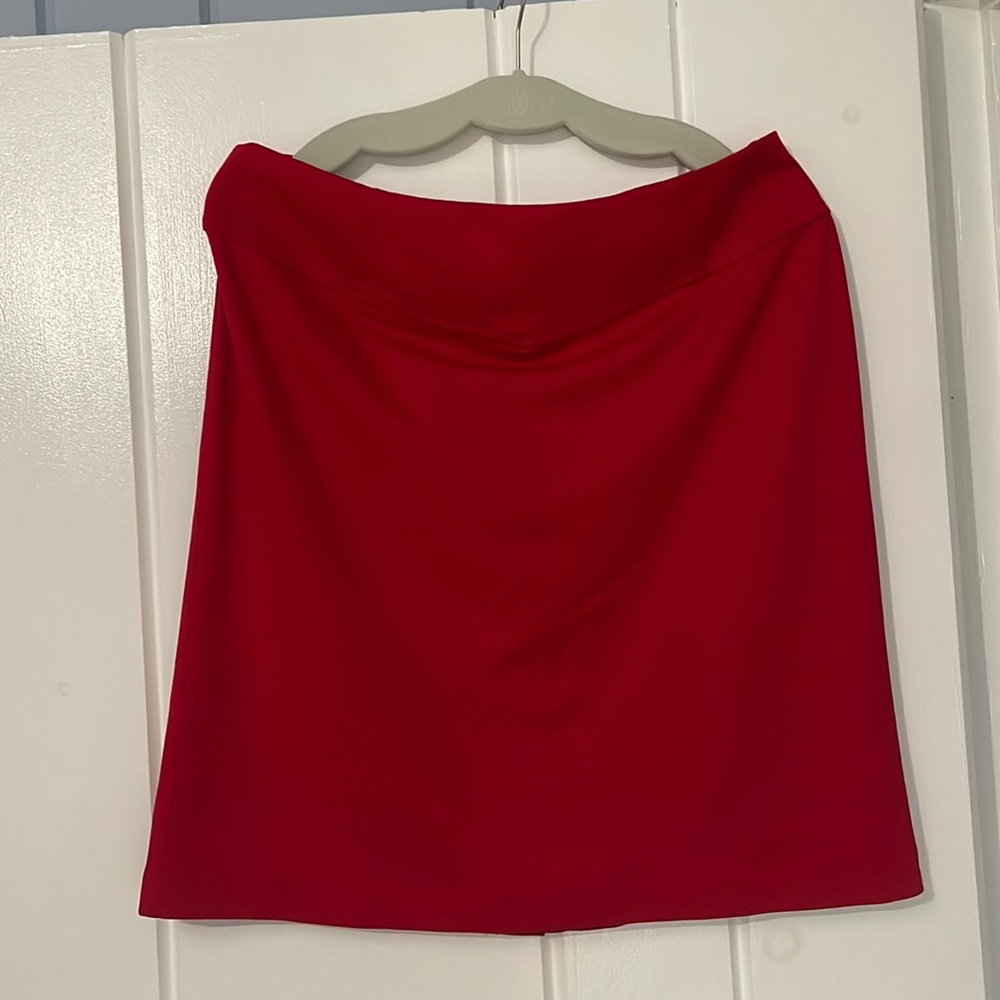 Red skirt